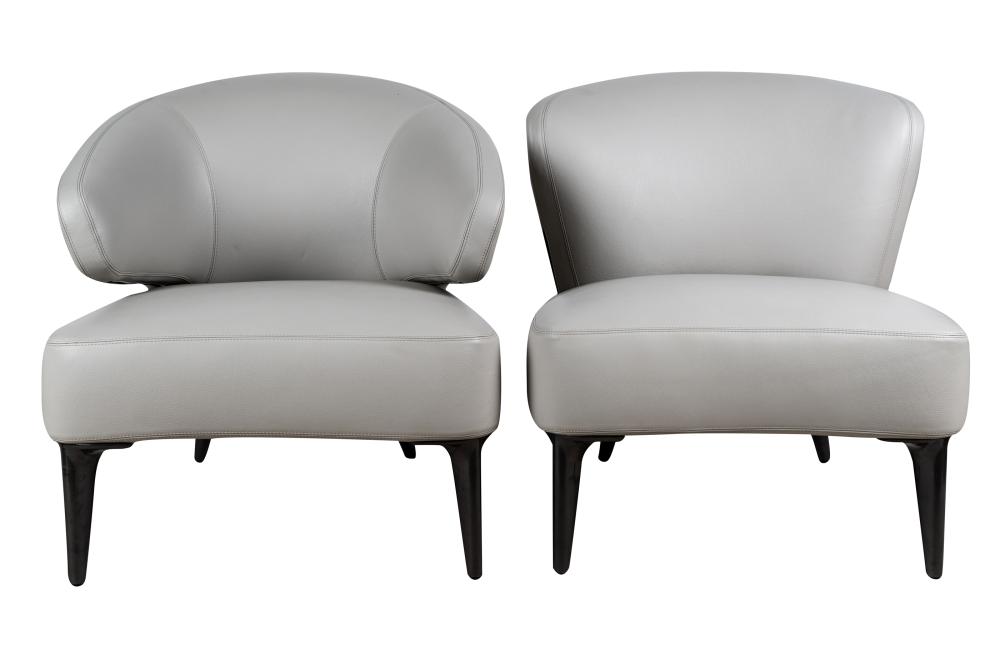 PAIR OF MINOTTI ASTON LEATHER 332860