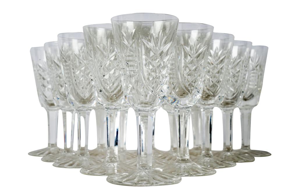 GROUP OF WATERFORD CRYSTAL SHERRY