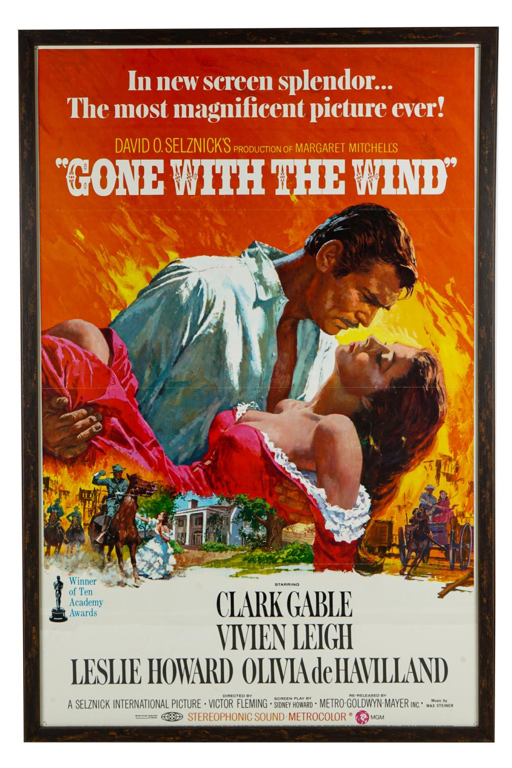 GONE WITH THE WIND POSTERCondition: