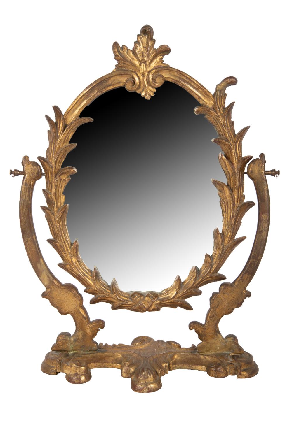 GILT ITALIANATE DRESSING MIRRORCondition  3328c6