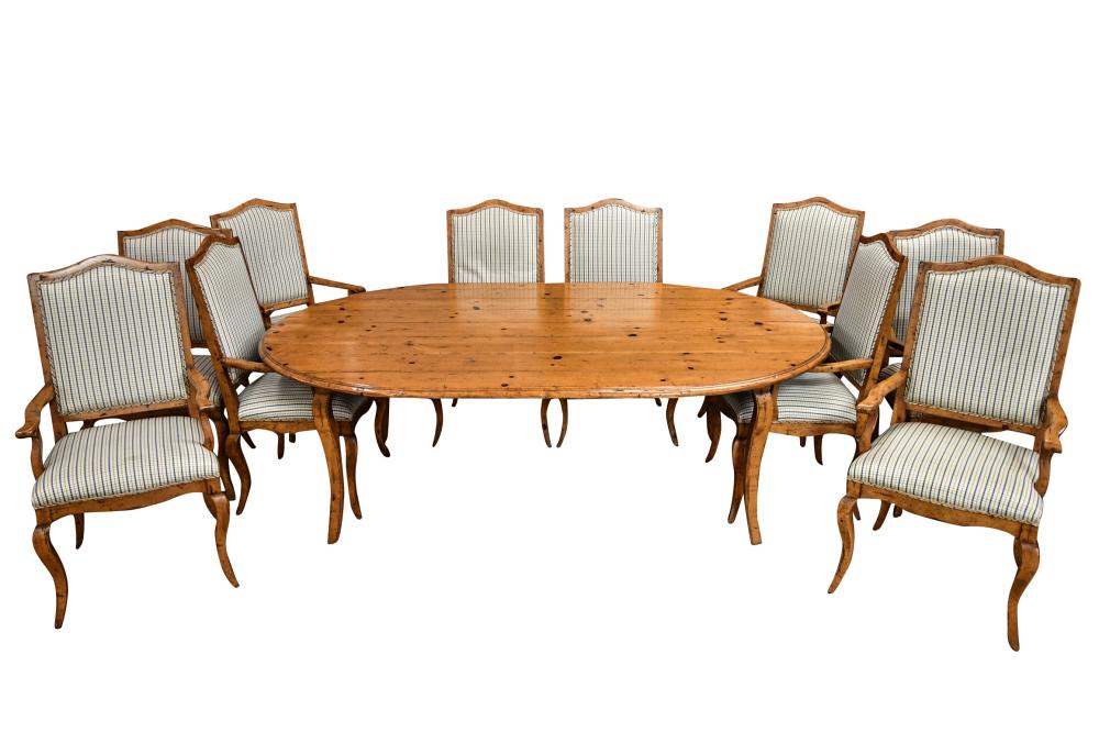 GEORGIAN STYLE CARVED PINE DINING 332905