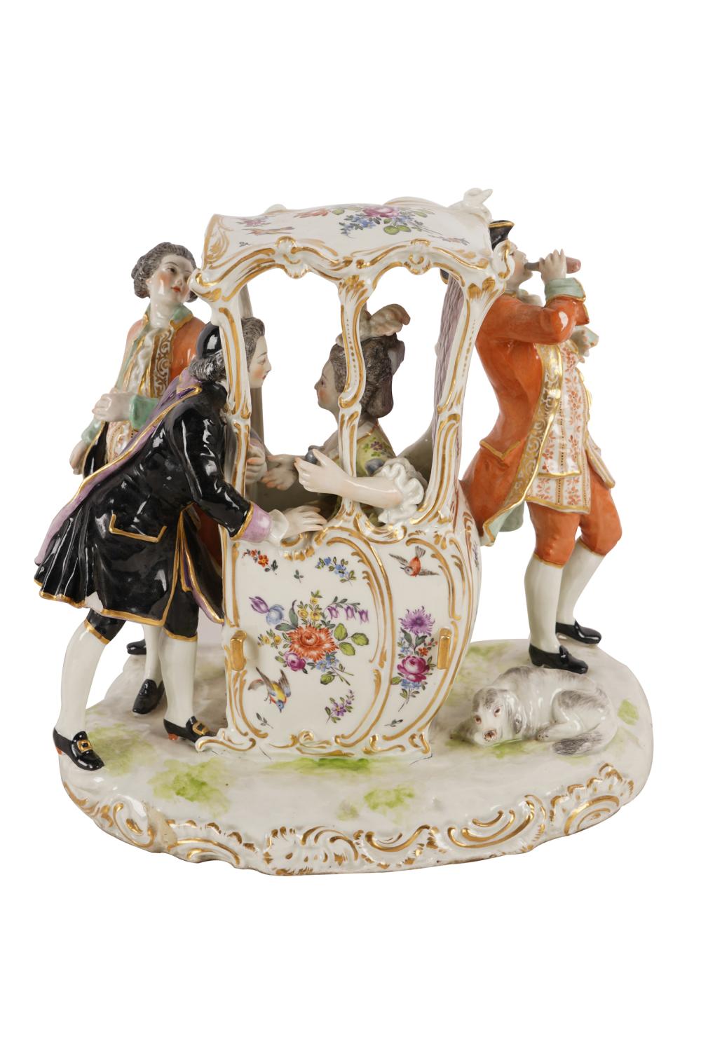 CONTINENTAL PORCELAIN CARRIAGE