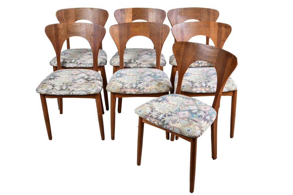 SET OF SEVEN DANISH MODERN DINING 332972