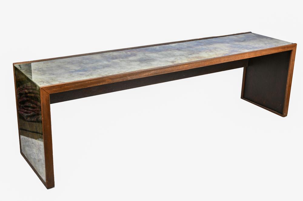 WOOD & GLASS SOFA TABLECondition: