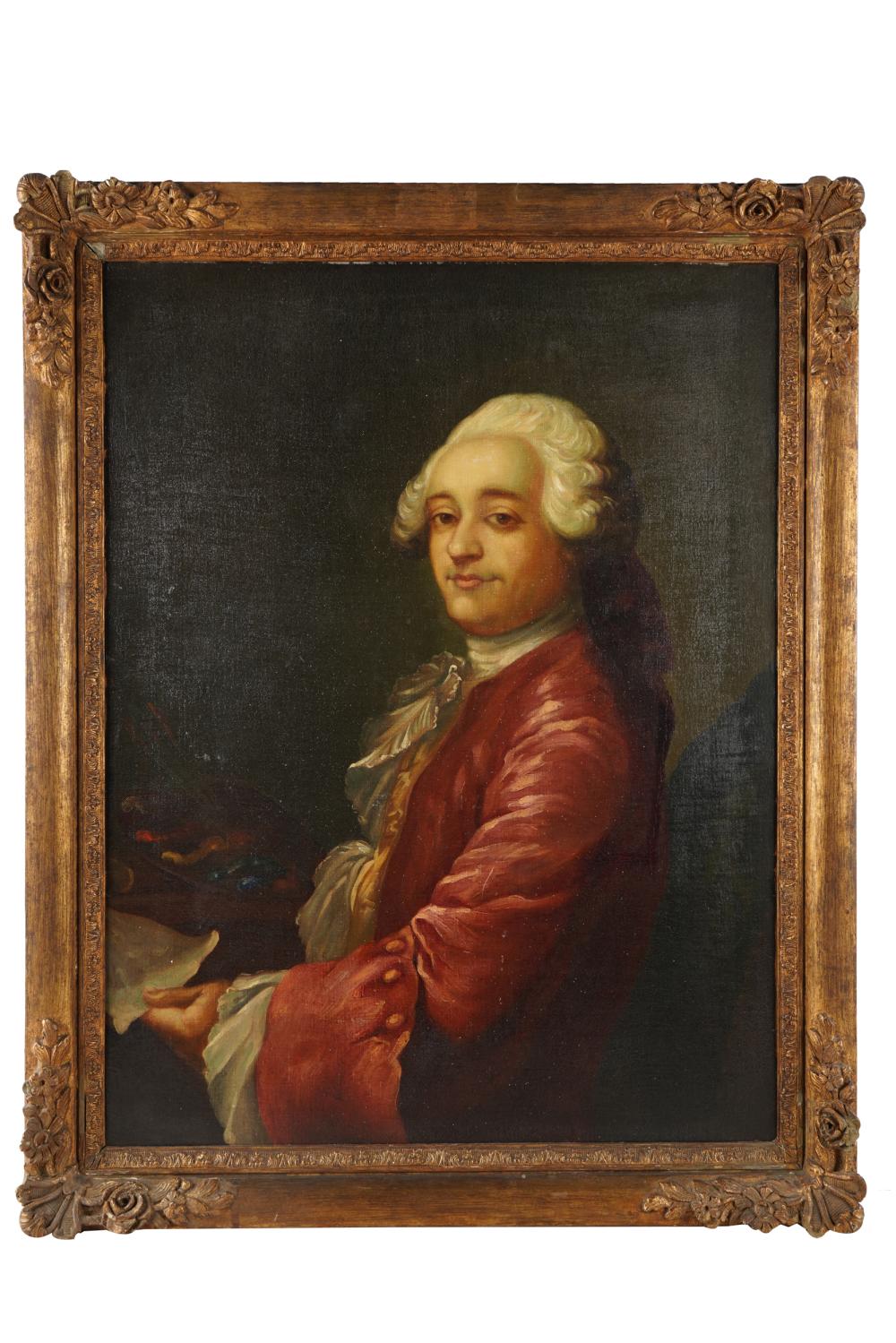 FRENCH SCHOOL PORTRAIT OF A GENTLEMANoil 33298f