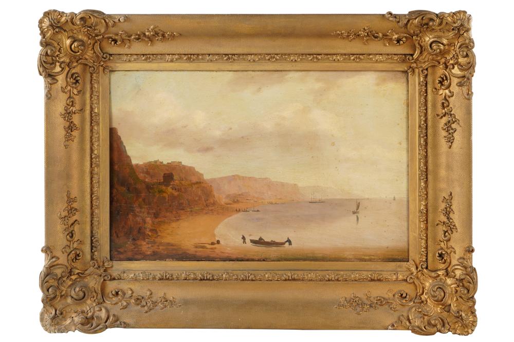 COASTAL SCENE19th Century Continental 33299b