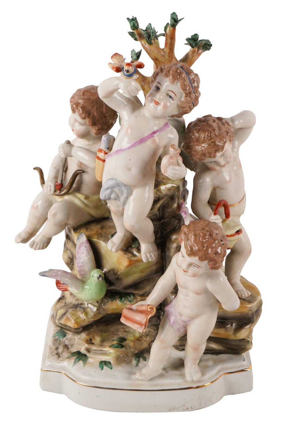 MEISSEN PORCELAIN FIGURAL GROUPwith