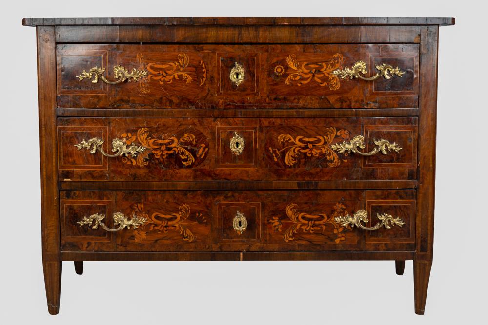 NEOCLASSICAL MARQUETRY INLAID COMMODEthe 332a4f