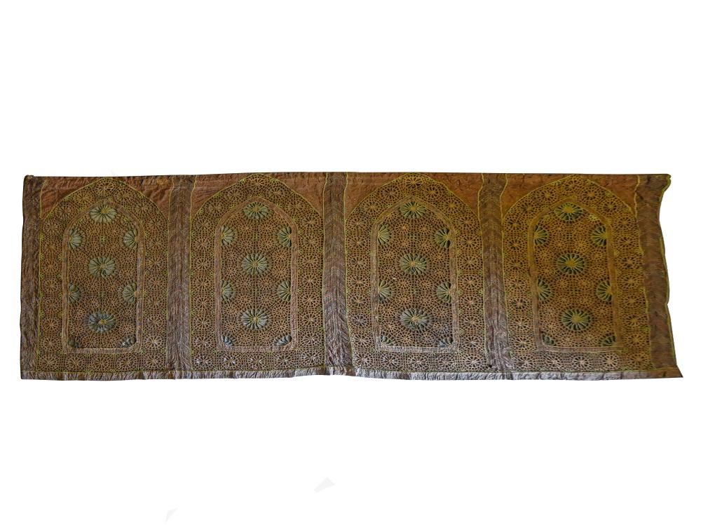 INDIAN EMBROIDERED TENT SIDE19th