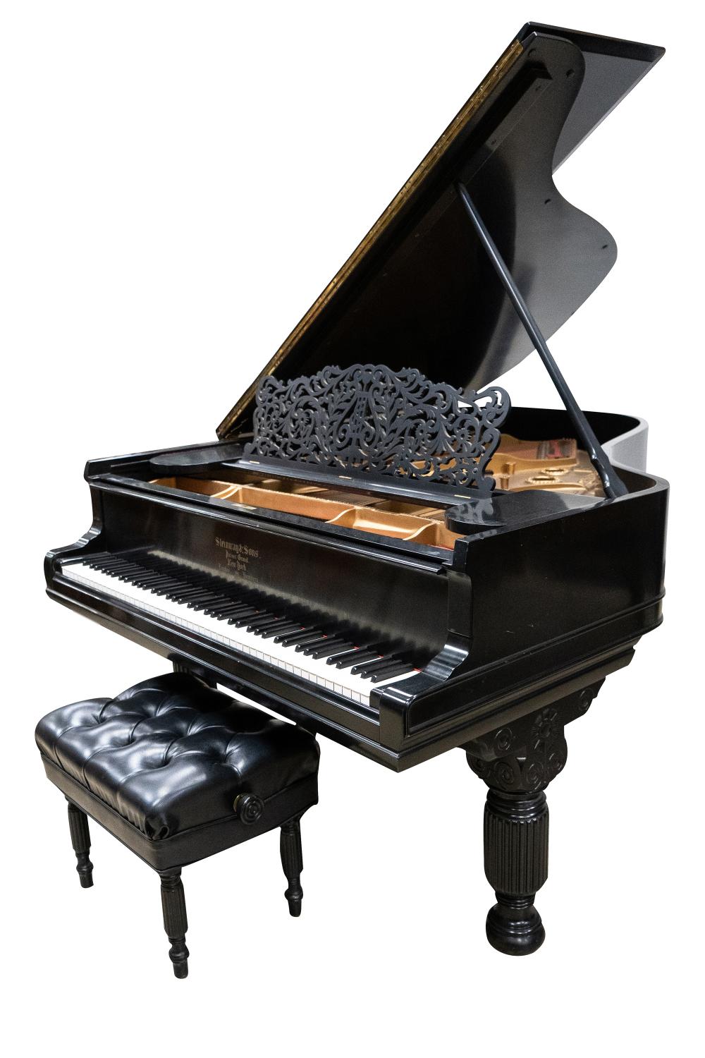 STEINWAY & SONS EBONY GRAND PIANOModel