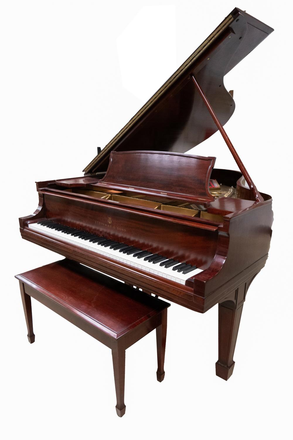 STEINWAY & SONS MAHOGANY GRAND