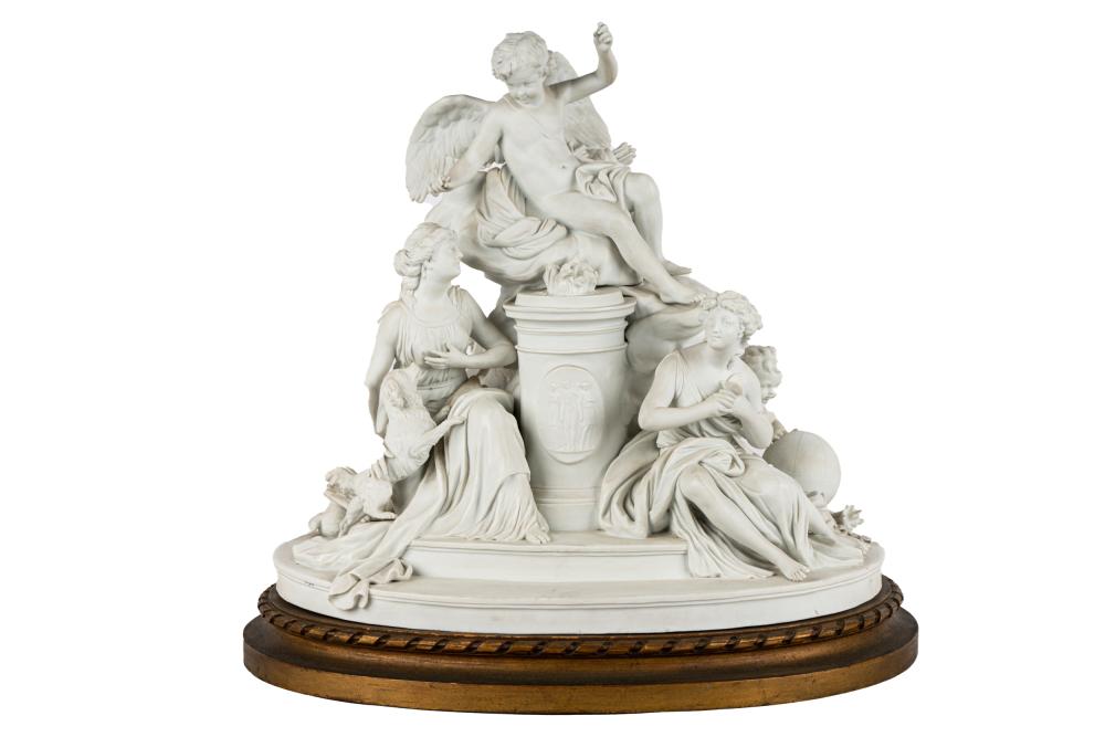 SEVRES BISQUE PORCELAIN ALLEGORICAL