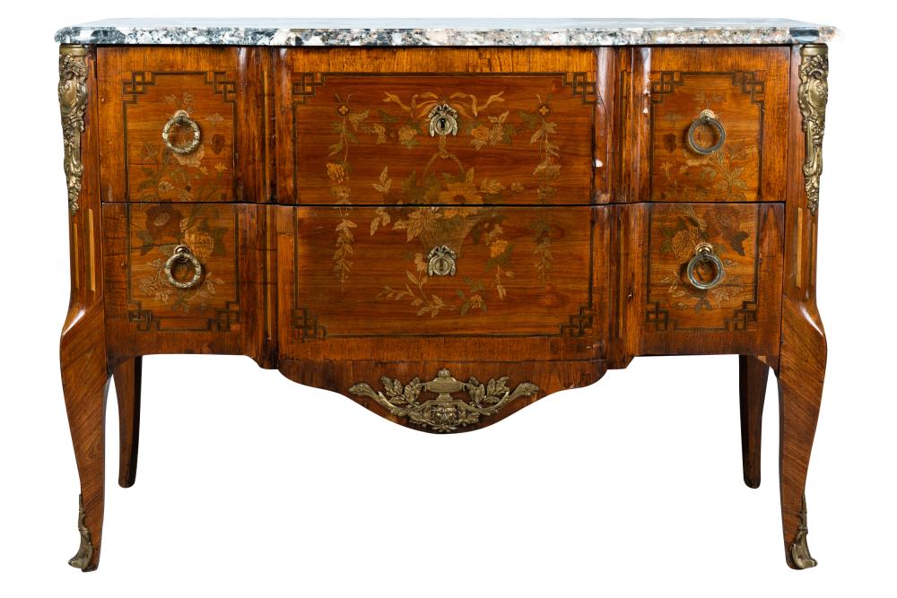 LOUIS XV/XVI TRANSITIONAL MARQUETRY