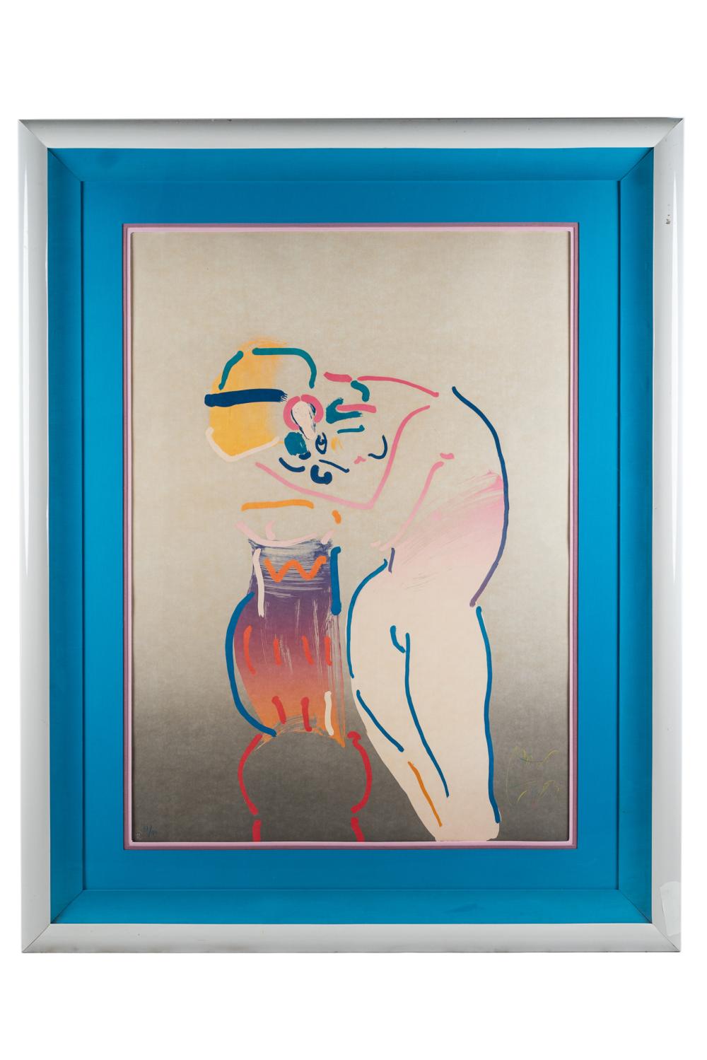 PETER MAX B 1937 NUDE WOMAN1983  332bb6