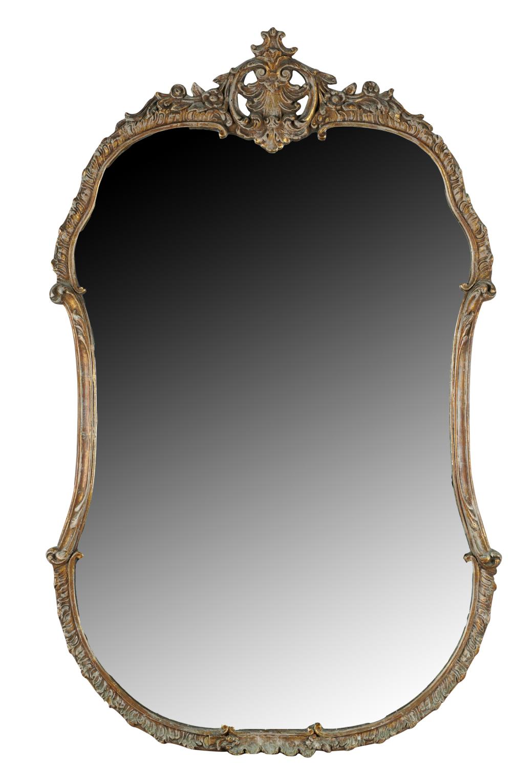 GILTWOOD CARTOUCHE MIRRORCondition  332c2b