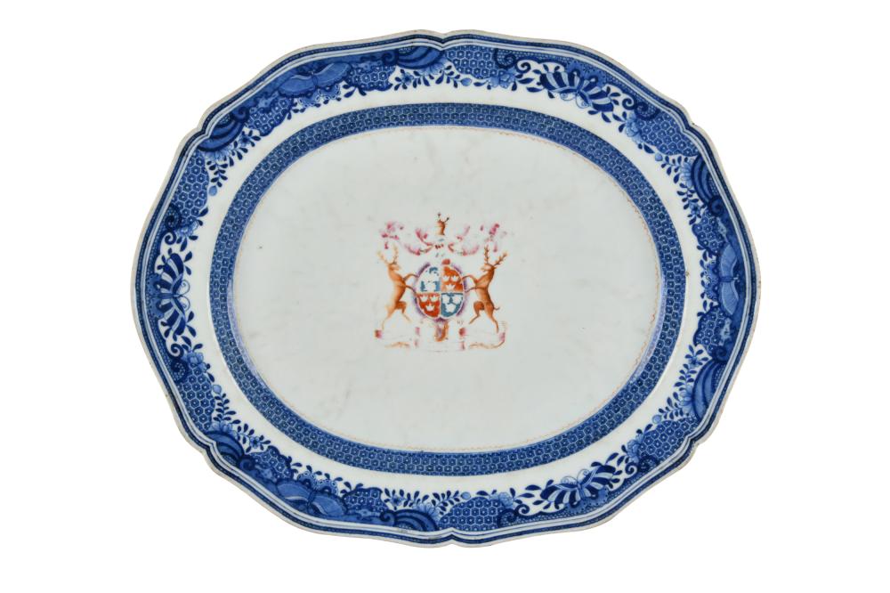 CHINESE EXPORT PORCELAIN PLATTERwith 332c35