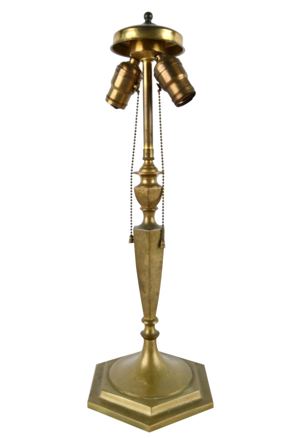HANDEL STYLE LAMP BASEunsigned bronze