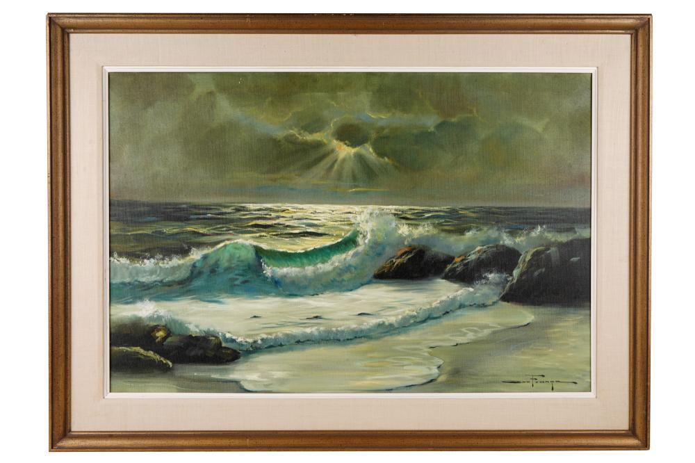 OZZ FRANCA 1928 1991 SEASCAPE oil 332ce1