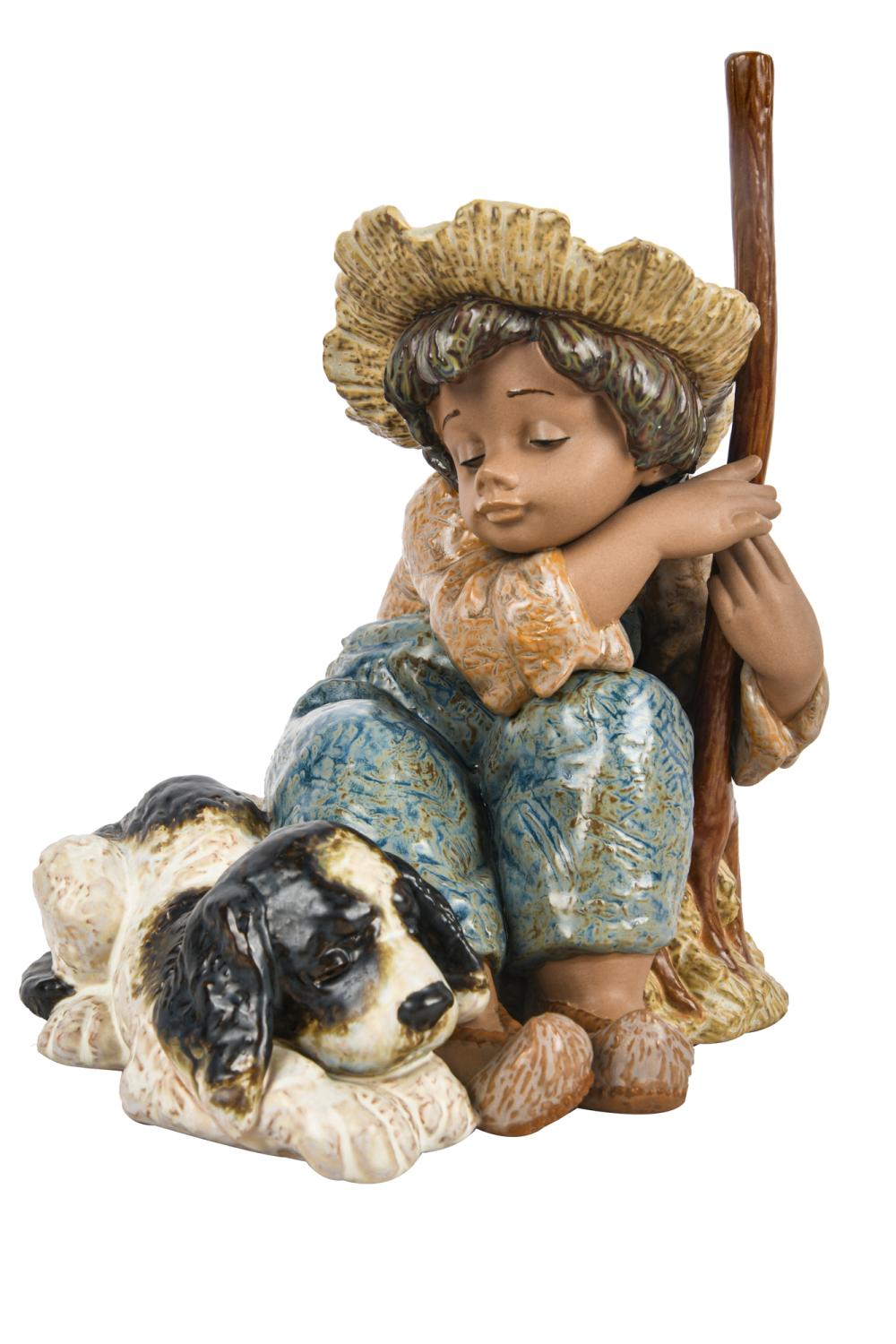 LARGE LLADRO FIGURE OF A CHILD