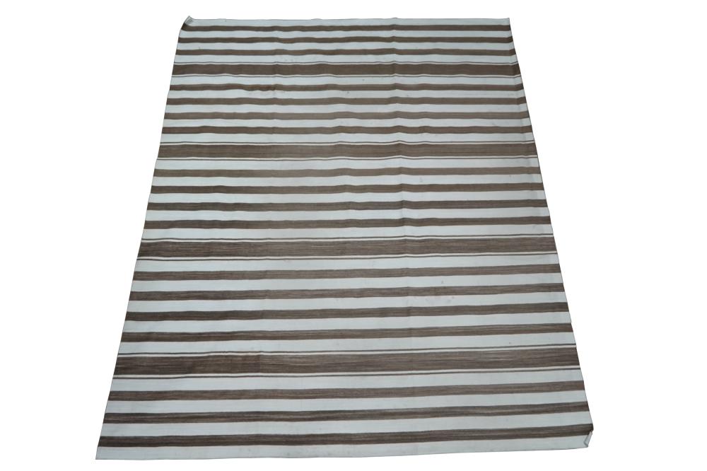 AMAGANSETT STRIPED FLATWEAVE CARPETbrown 332d7e