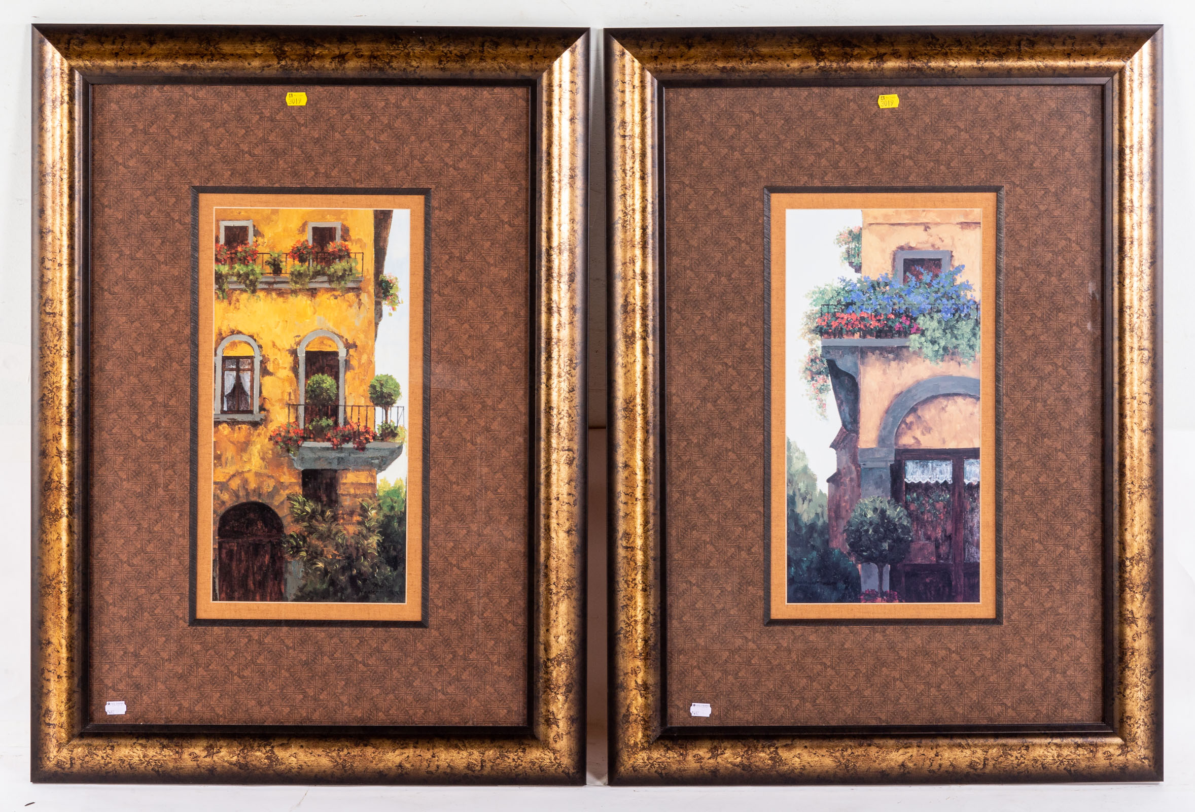 A PAIR OF FRAMED PRINTS OF ITALIAN 3354a1