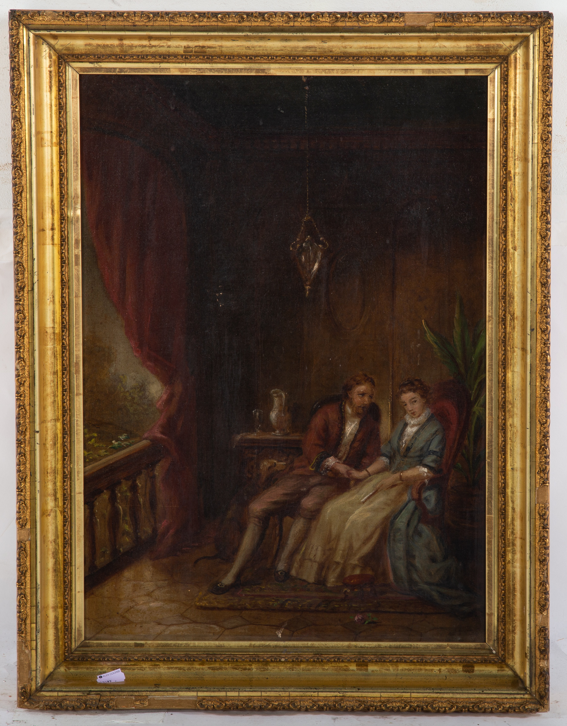 CONTINENTAL SCHOOL, 19TH C. LOVERS