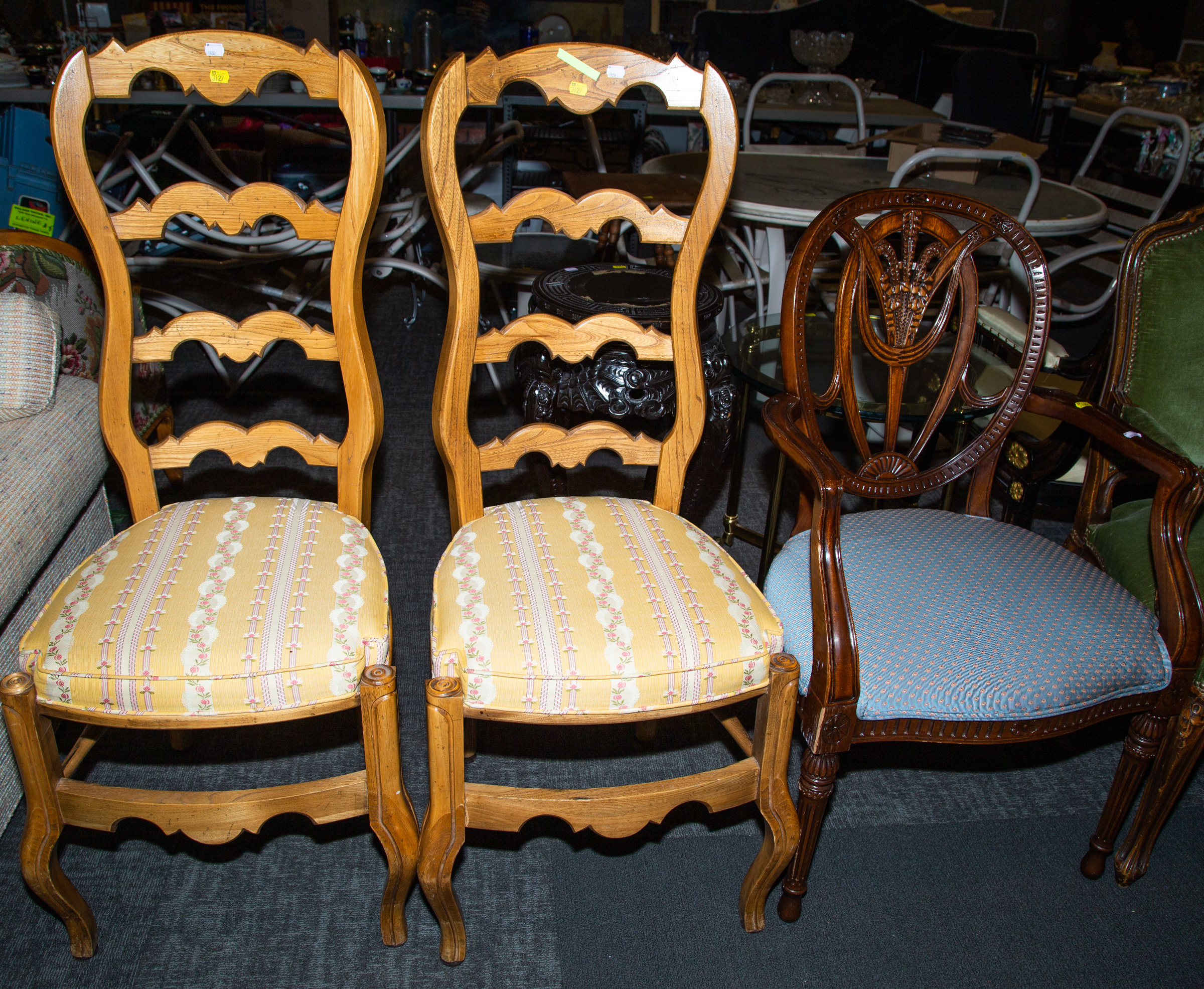 A PAIR OF FRENCH PROVINCIAL ELM 3354df