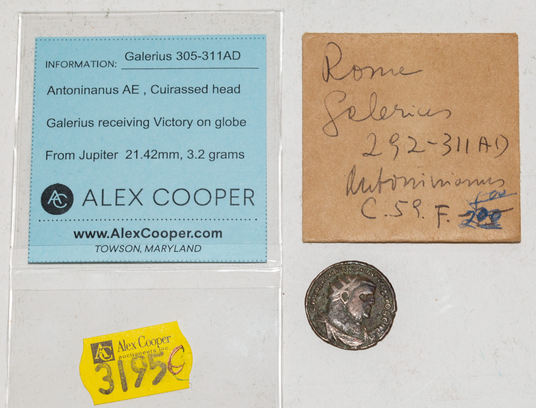 ROME GALERIUS 305 311 ANTONINIANUS 335529