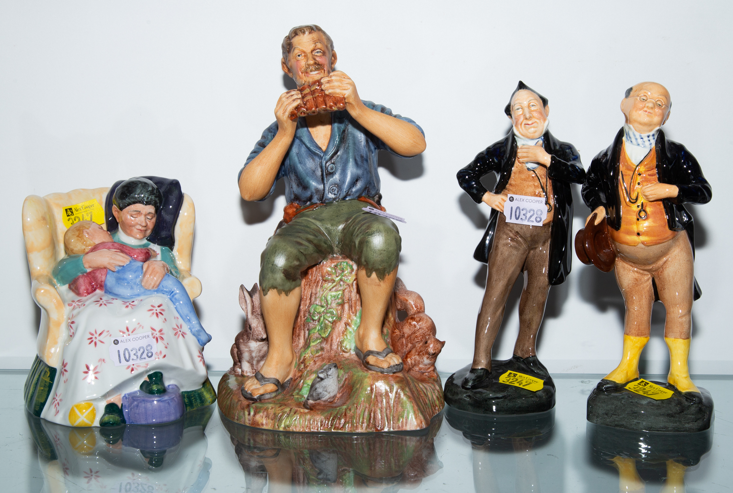 FOUR ROYAL DOULTON FIGURES Including 33555f