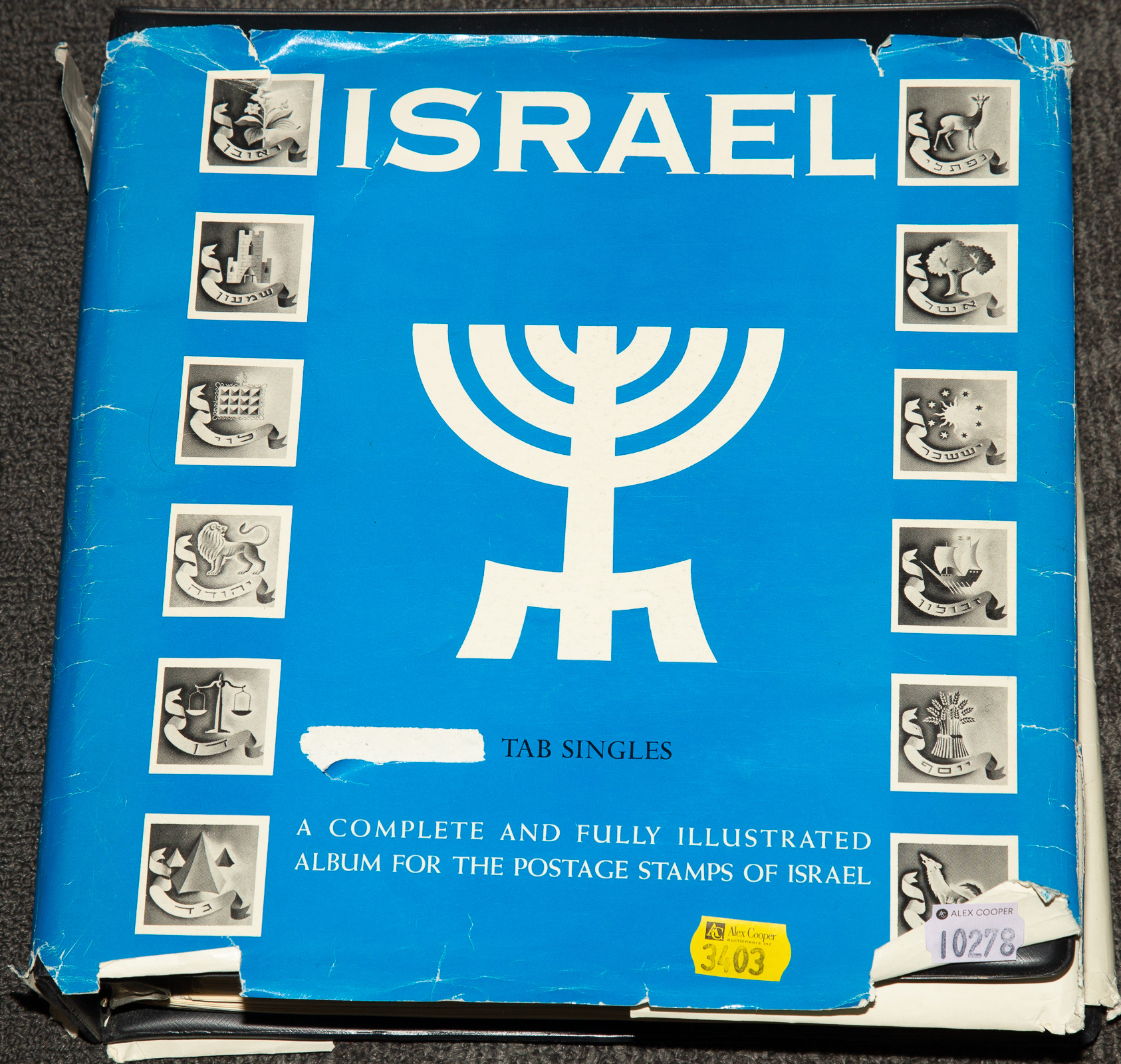 ISRAEL STAMP COLLECTION IN MINKUS