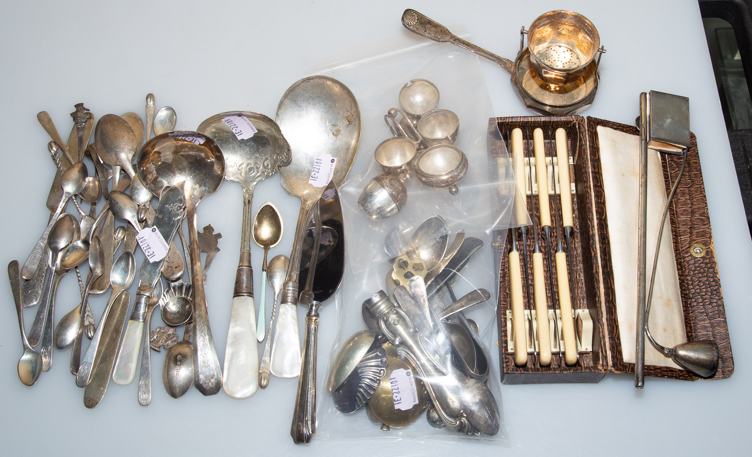 ASSORTED STERLING FLATWARE Mostly spoons,