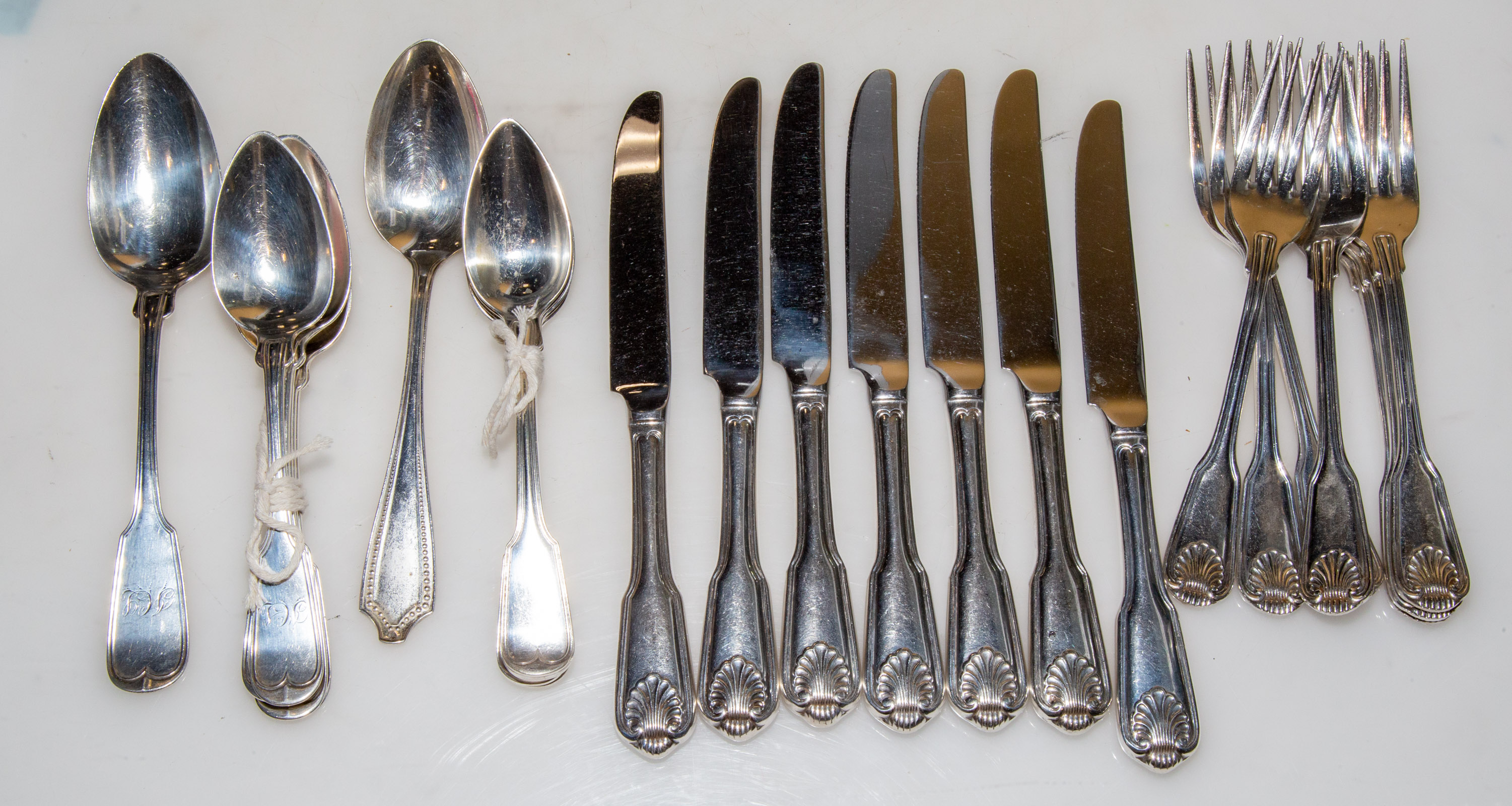 SIX BALTIMORE COIN SILVER SPOONS