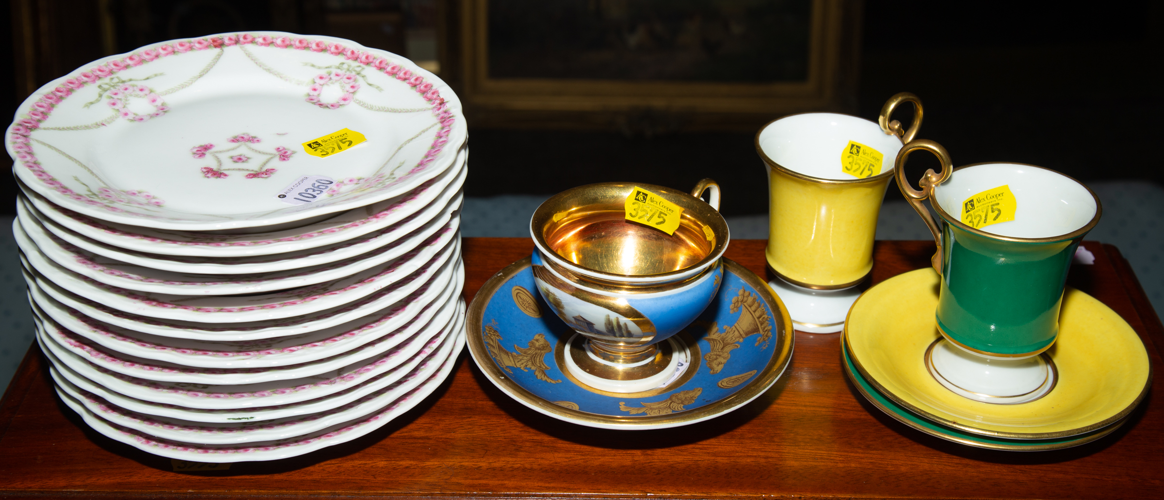 ASSORTED CHINA Includes 2 Limoges cups