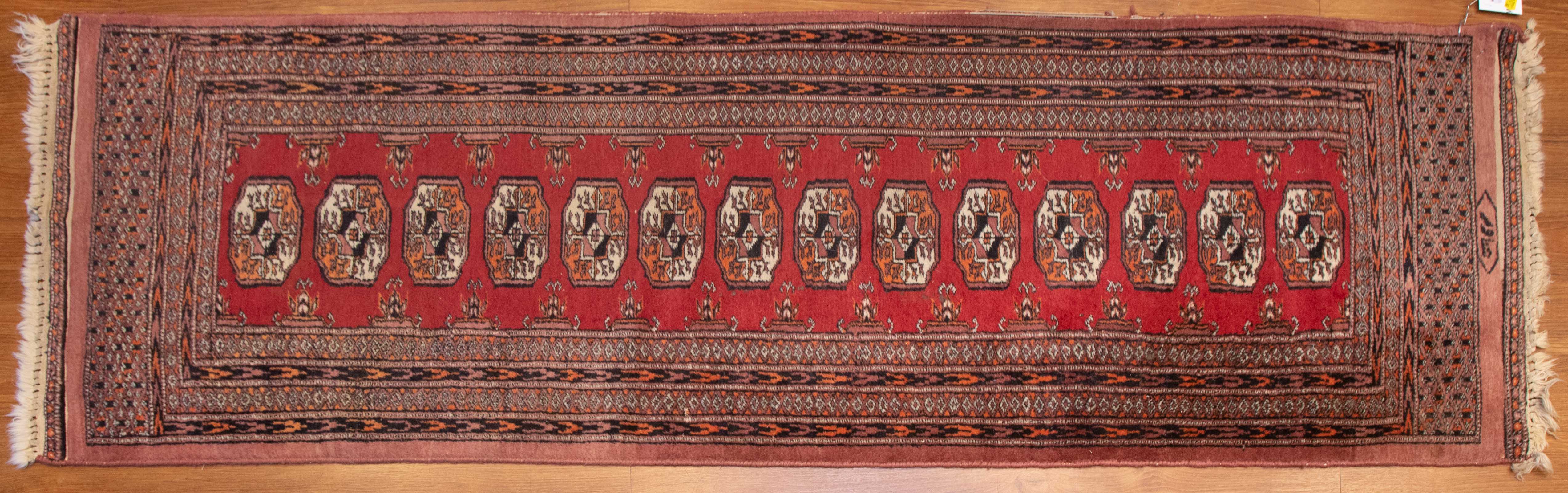 BOKHARA RUNNER, PAKISTAN, 2 X 6.5