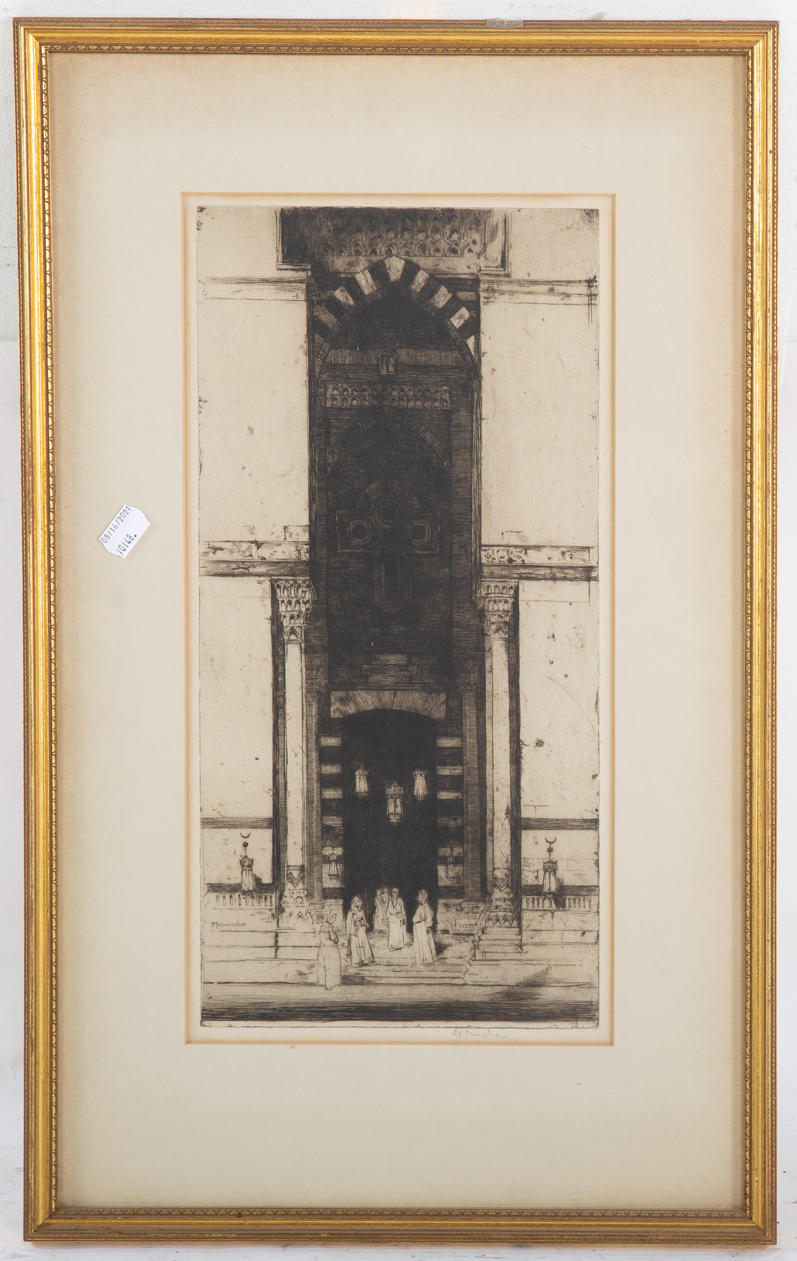 DAVID YOUNG CAMERON. "MOSQUE DOORWAY,"