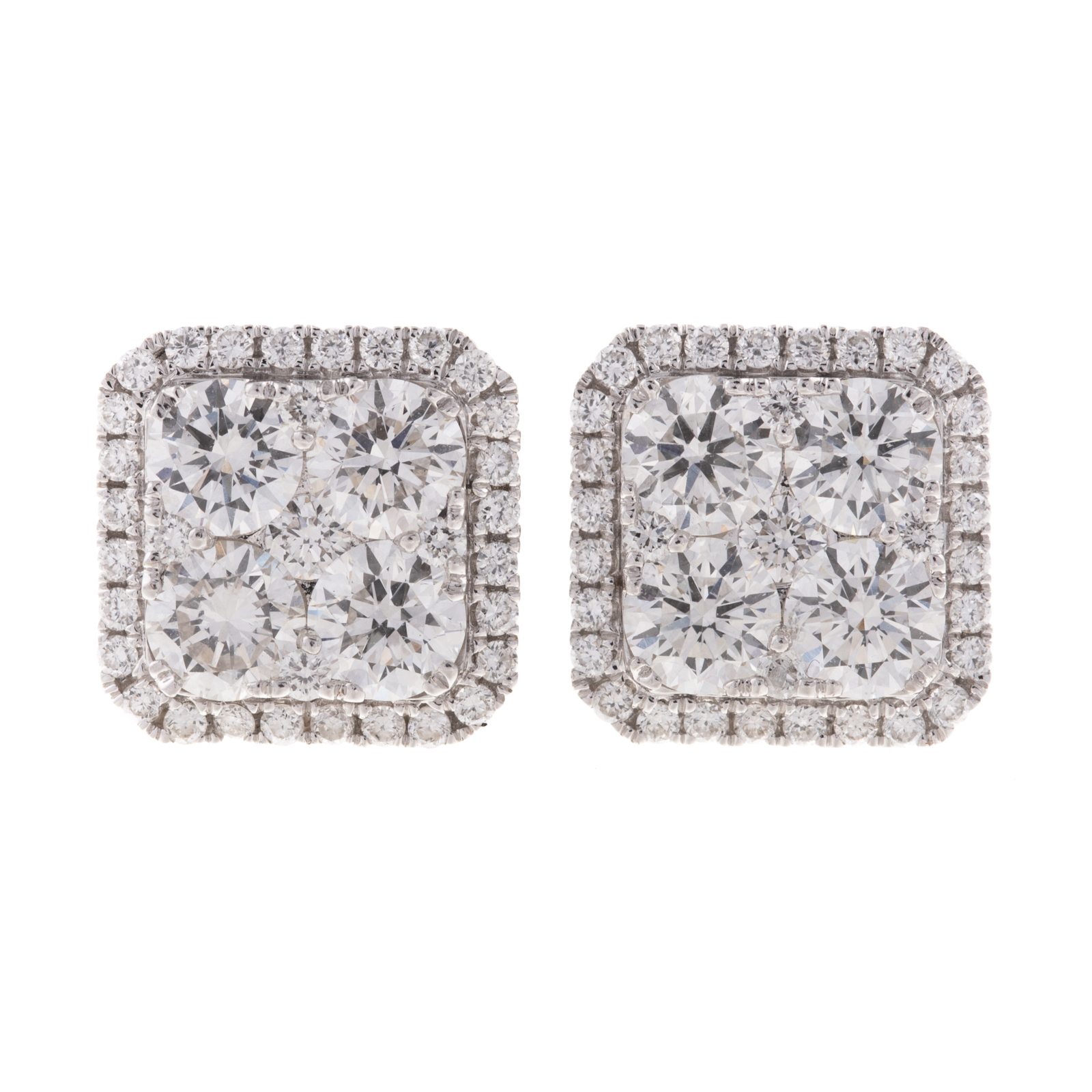 A PAIR OF VERY FINE 2 50 CTW DIAMOND 3358c3