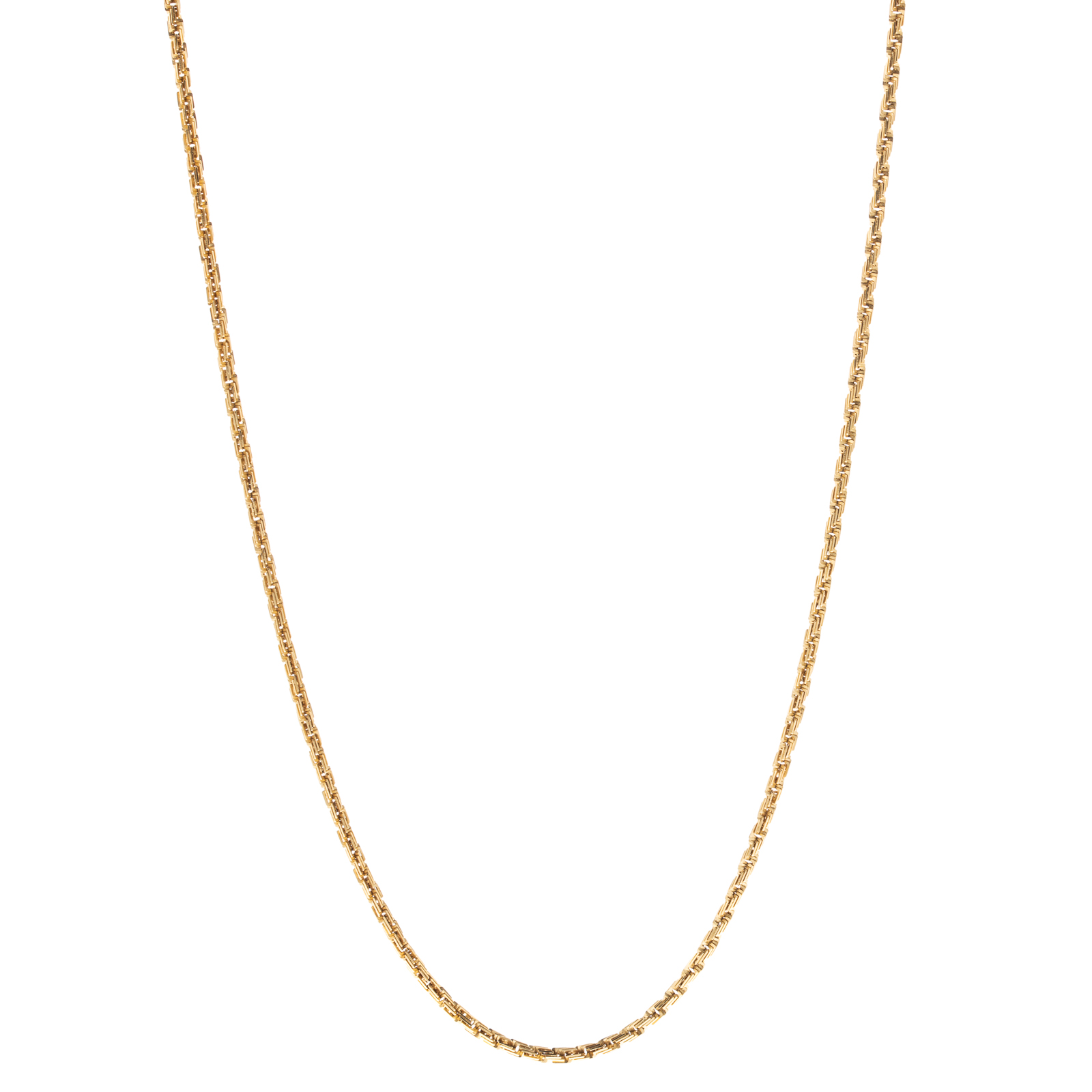 A HEAVY 14K ROPE CHAIN NECKLACE