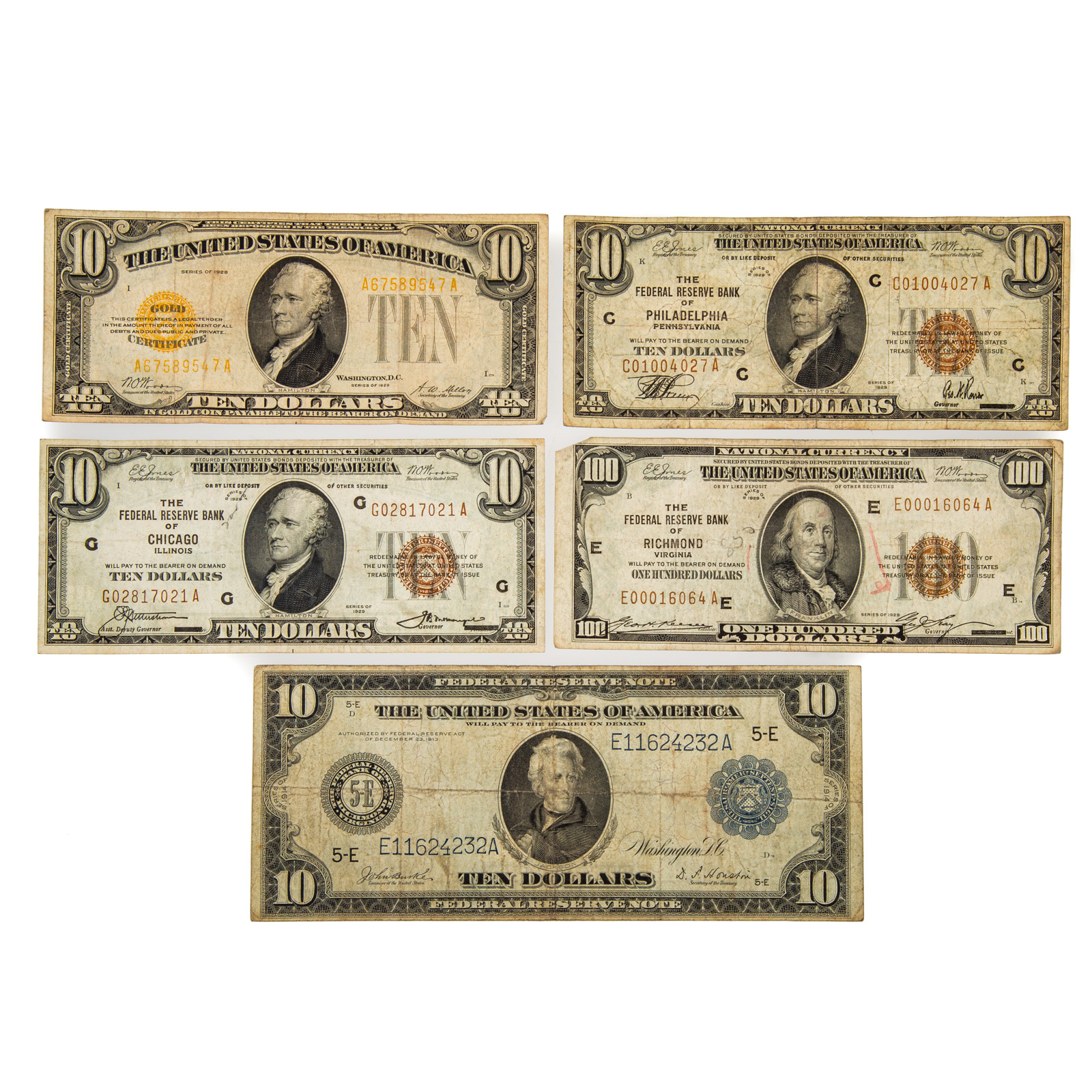 NICE US CURRENCY COLLECTION 3-