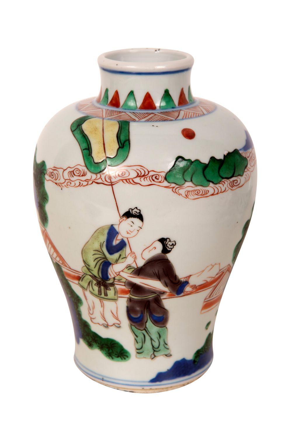 WUCAI GLAZED PORCELAIN VASE7 3 4 3359e7