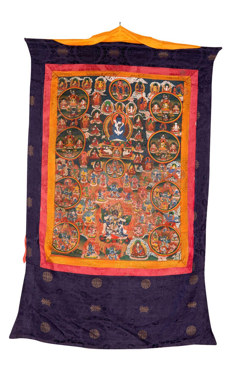 TIBETAN THANGKA28 x 20 inches Condition: