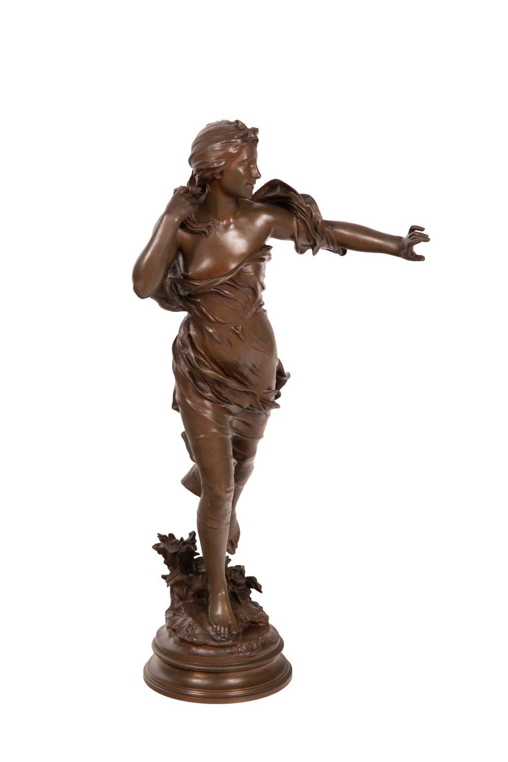 FELIX CHARPENTIER: BRISEbronze inscribed