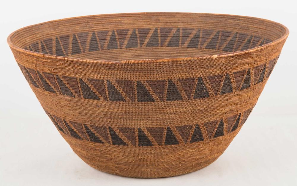 PRIMITIVE WOVEN TRI-COLOR BASKETProvenance: