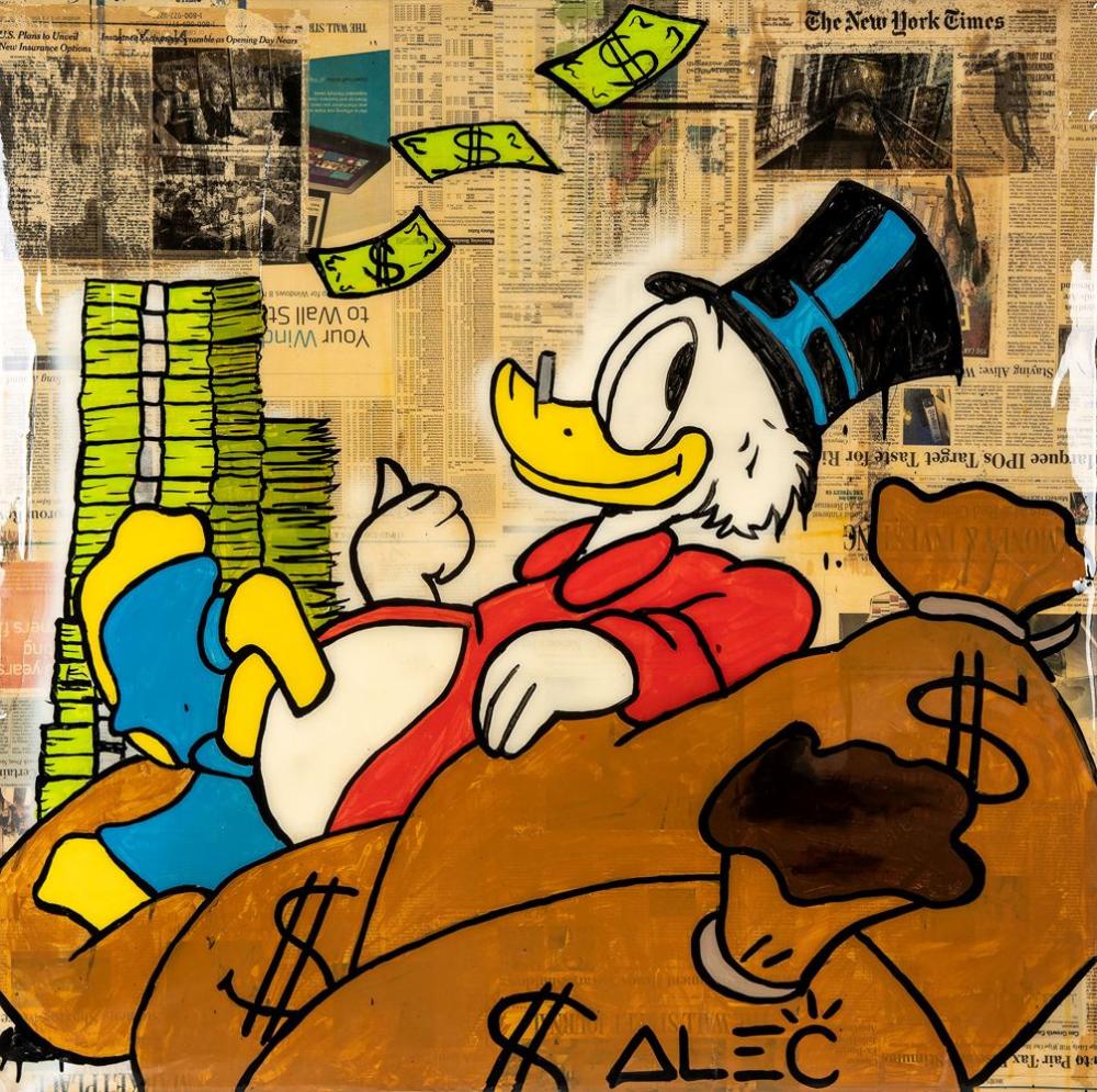 ALEC MONOPOLY: SCROOGE CASHacrylic