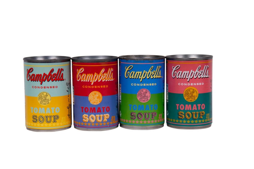 FOUR CAMPBELL SOUP CANSFour limited 335b48