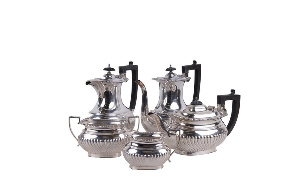 ELIZABETH II SILVER-FOUR PIECE