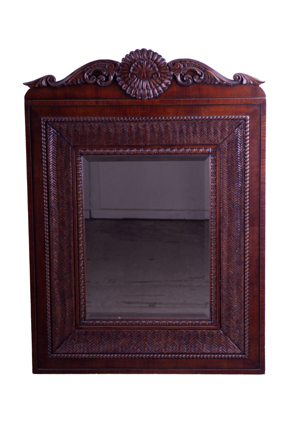 RALPH LAUREN RATTAN WOOD MIRRORwith 335bfe