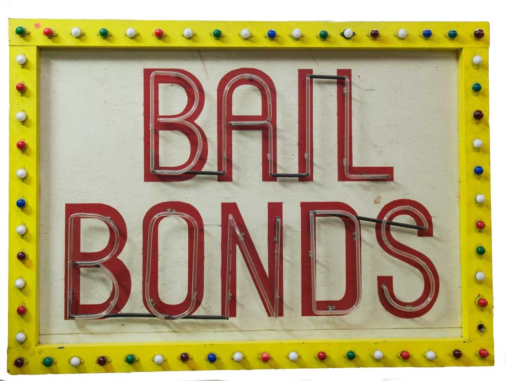 BAIL BONDS ADVERTISEMENT SIGNspelled 335c04