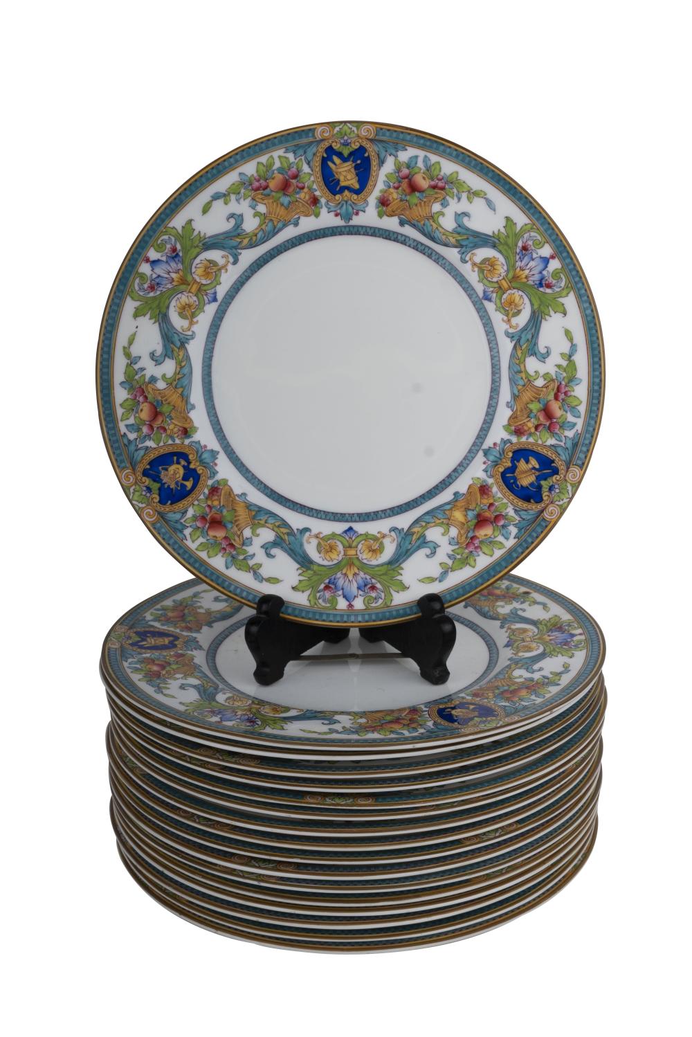 SET OF 17 ROYAL WORCESTER PORCELAIN