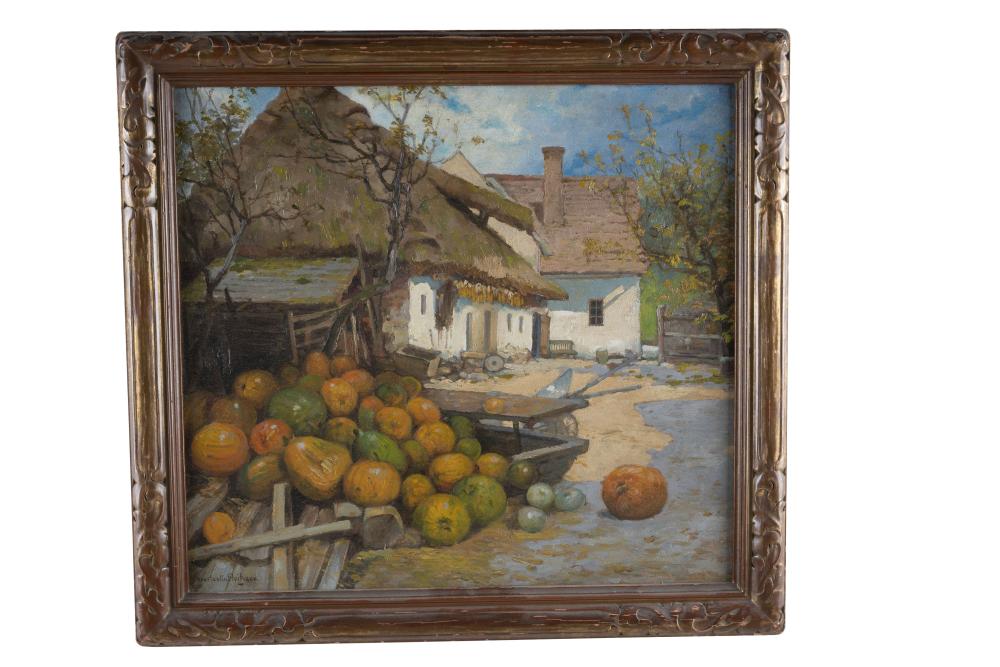 CONSTANTIN STOITZNER FRUIT STAND oil 335cb1