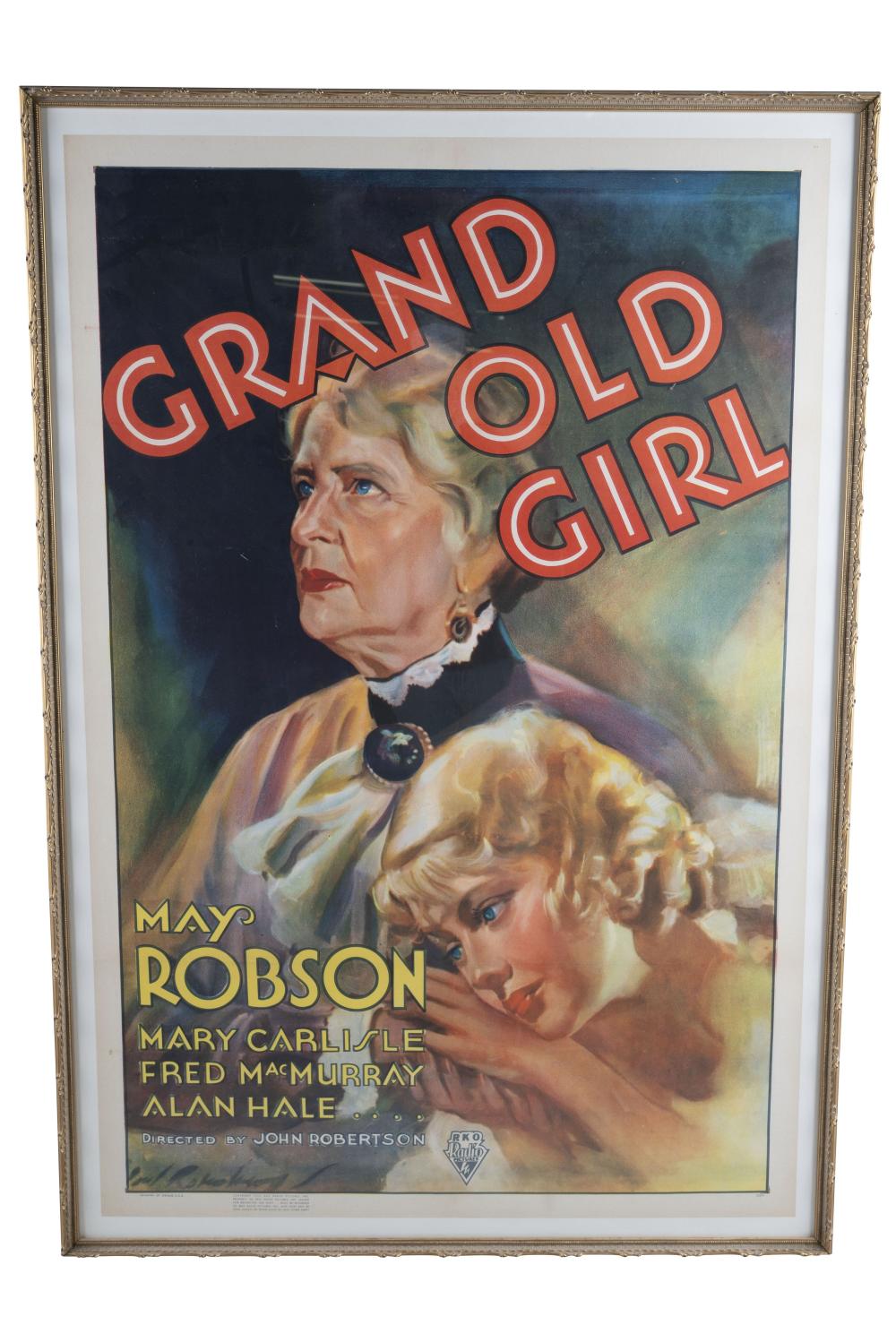 GRAND OLD GIRL FILM POSTERwith May Robson,